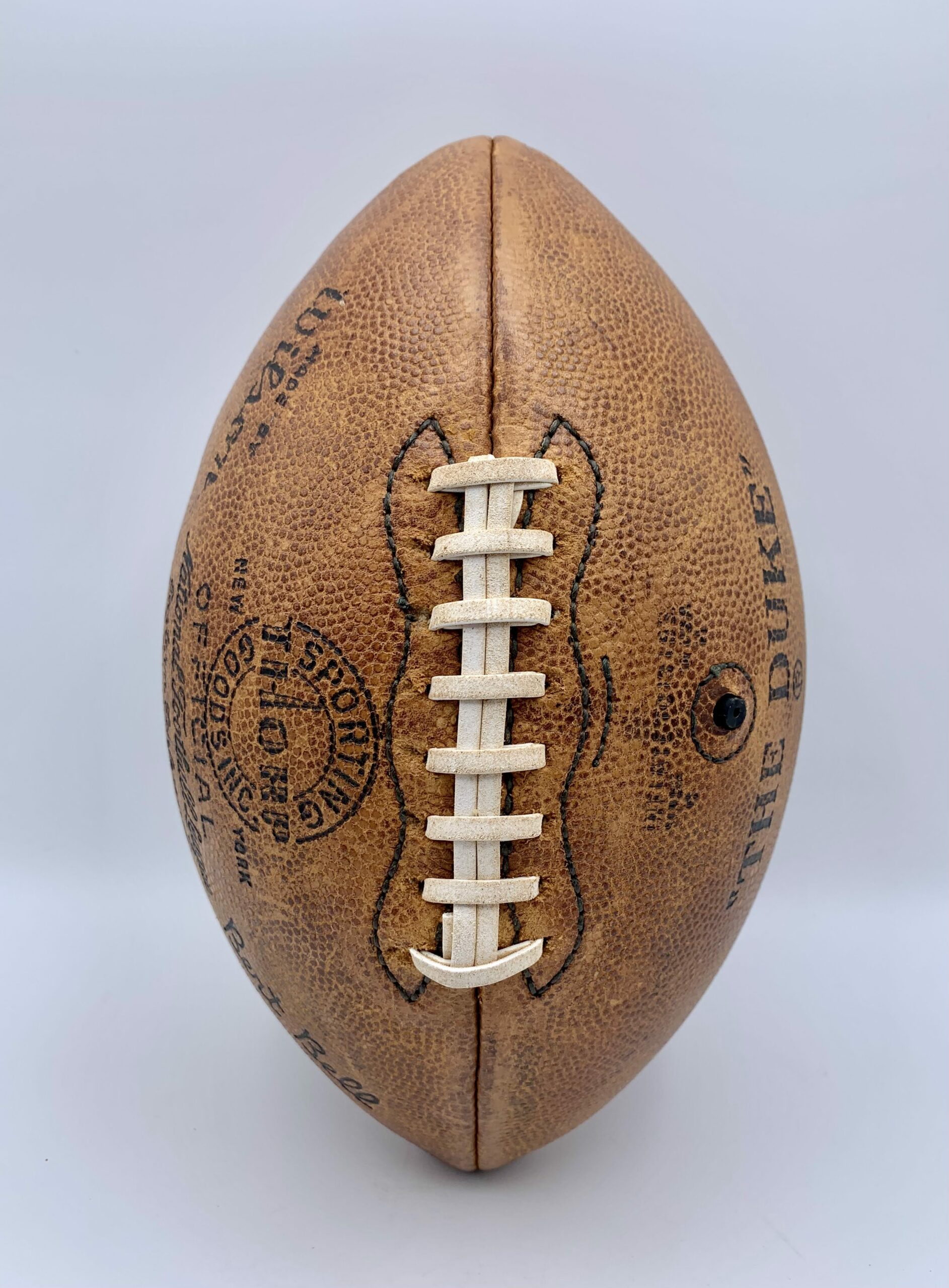 Thorp Sporting Goods – NFL Game Vintage Football – Bell – 1959 NY