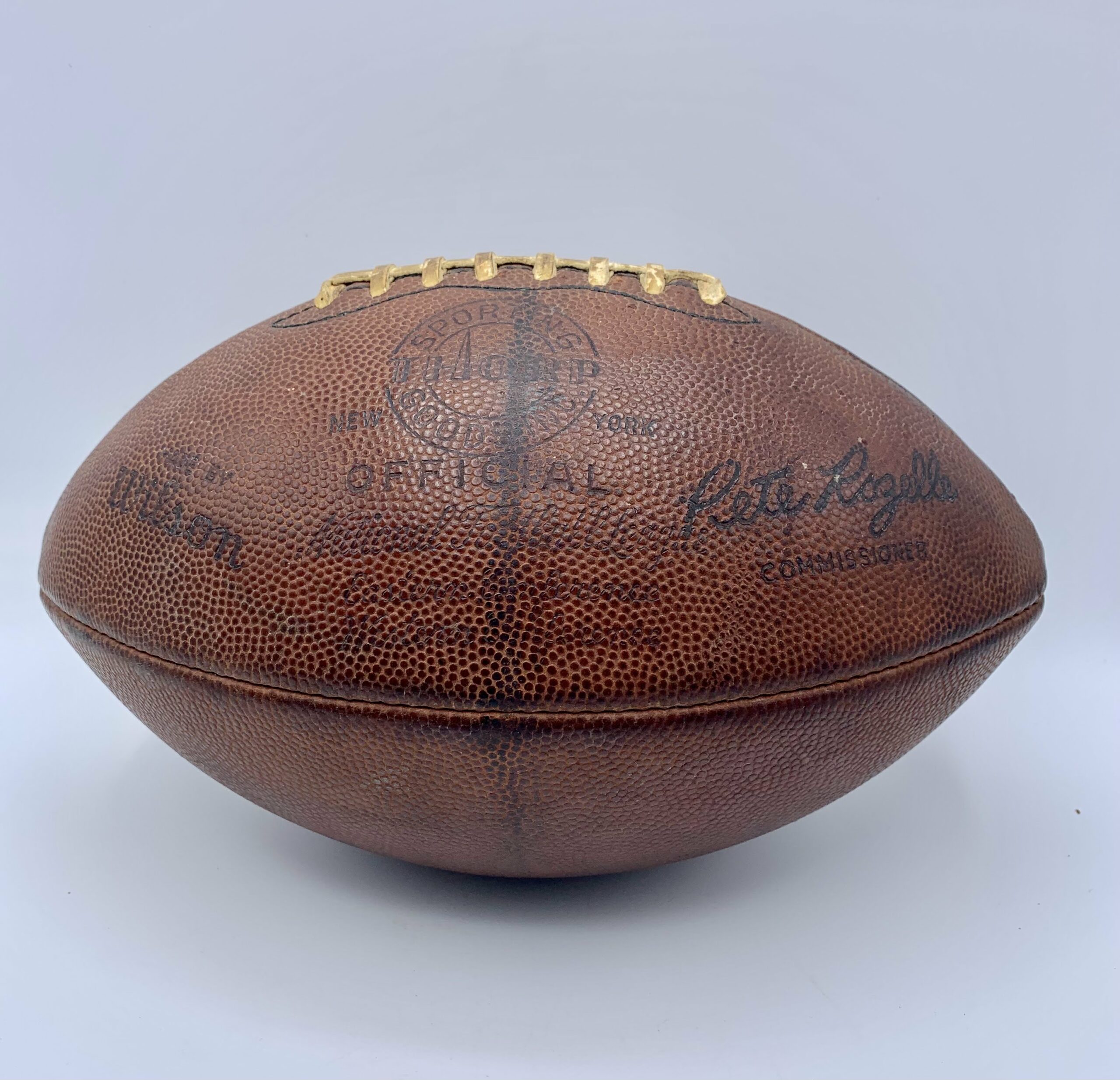 Thorp Sporting Goods - Wilson NFL Football - Rozelle - 1960's