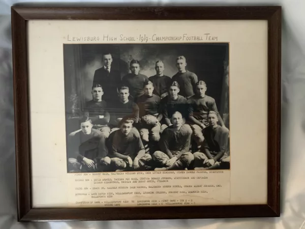 1919 Football Team Photograph