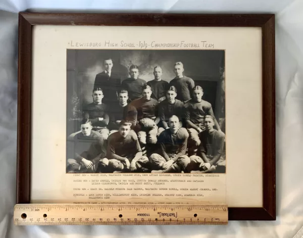 1919 Football Team Photograph